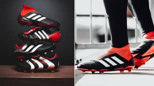The New Adidas Predator Returns In The Classic Red, Black And White Colourway 