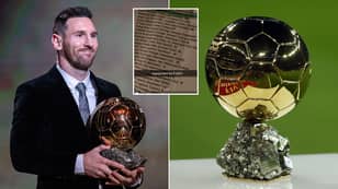 Ballon d'Or 2021 Winner Seemingly Leaked Online, Shows Top 26 Best Players