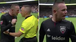 Wayne Rooney Unleashed Expletive-Filled Rant To Assistant Referee After Being Subbed Off