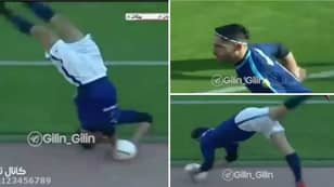 Footage Emerges Of Nader Mohammadi Launching A Whopping 55-Yard Somersault Throw-In For Iranian Club Paykan