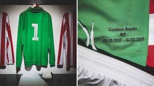 Jack Butland Wears Throwback Green Goalkeeper Shirt In Tribute To Gordon Banks
