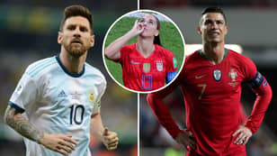 Alex Morgan Was Asked To Choose Between Lionel Messi And Cristiano Ronaldo In 2015