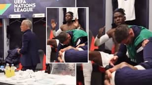 Dressing Room Footage Shows 'Leader' Paul Pogba Giving Rousing Speech During Nations League Final