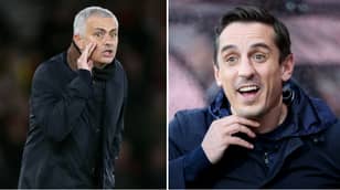 Jose Mourinho Sent A Message To Gary Neville After 2-2 Draw With Arsenal