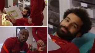 Liverpool Players Mohamed Salah And Sadio Mane React To Their Downgrade On FIFA 22