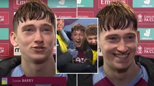 17-Year-Old Louie Barry's Incredible Interview After Debut Goal Vs Liverpool Is Heartwarming
