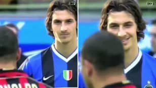 When Zlatan Ibrahimovic Gazed In Awe At His Idol Ronaldo Nazario Ahead Of A Milan Derby