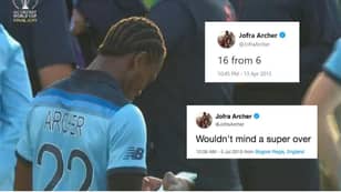 Jofra Archer's Old Tweets Resurface And It Seems He Can Tell The Future