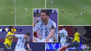 Lionel Messi's Incredible Solo Run For Argentina vs Colombia Shows His Physical Strength Is Underrated
