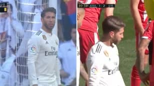 Sergio Ramos Sent Off For 25th Time For Real Madrid