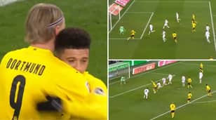 Erling Haaland Scores Stunning Back-To-Back Goals For Borussia Dortmund Against Monchengladbach