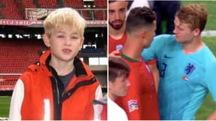 Matthijs De Ligt Pretended To Be Cristiano Ronaldo In His Back Garden, Now They Will Be Teammates