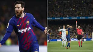Lionel Messi Flips Out At El Clasico Referee During Clash