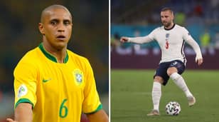 Luke Shaw's Stellar Display Against Ukraine Given Seal Of Approval By Legendary Left-Back Roberto Carlos