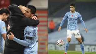 Manchester City Fans Loved Joao Cancelo Fighting Off Adama Traore