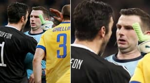 What Gianluigi Buffon Allegedly Said To The Referee When He Was Sent Off 