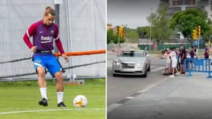 Antoine Griezmann Booed By Barcelona Fans On Arrival To Training After Lionel Messi Departure