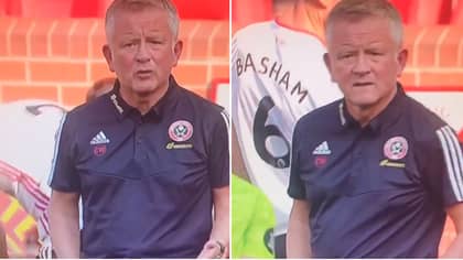 You May Have Missed Chris Wilder Absolutely Laying Into Simon Moore During The Drinks Break