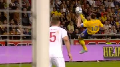 Seven Years Ago Today, Zlatan Ibrahimovic Scored His Incredible 30-Yard Overhead Kick Against England