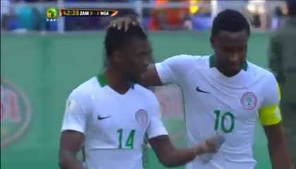 WATCH: Iwobi And Iheanacho Are Tearing It Up For Nigeria