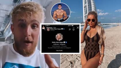 Jake Paul Shares 'DM From Molly-Mae Hague' In Savage Dig At Tommy Fury