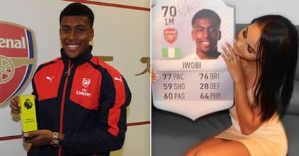 Alex Iwobi's Girlfriend Reacts To His FIFA 17 Rating