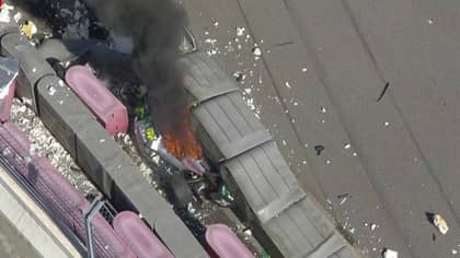 Russian Grand Prix Abandoned After Scary Crash Sees Two Cars Engulf Into Flames