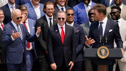 Tom Brady Roasts Donald Trump During Tamba Bay Buccaneers' Visit To The White House