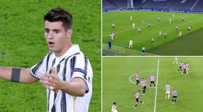 Juventus Star Alvaro Morata Has Three Goals Ruled Out For Offside Against Barcelona