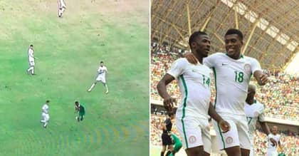 WATCH: Alex Iwobi Brings A Bit Of Fifa Street To Nigeria vs Algeria Game