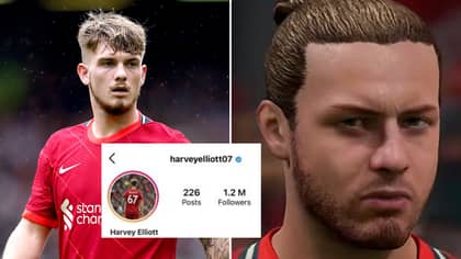 Harvey Elliott's Reaction To His Horrific FIFA 22 Game Face Is Easily The Realest Yet