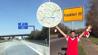 Some Benfica Fans Went To The Wrong City Of Frankfurt For Europa League Away Game