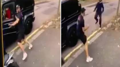 Footage Emerges Of Sead Kolasinac Fending Off Armed Thieves Who Tried To Hijack Mesut Ozil's Car  