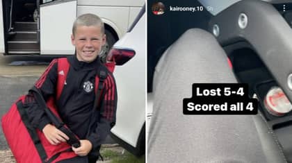 Kai Rooney Scores Four Goals For Man Utd U12's Against Liverpool, He's Been On Fire This Season