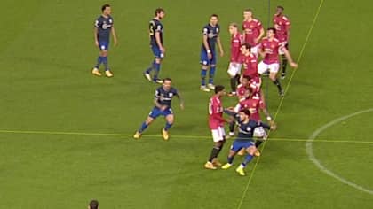 VAR Rules Out Che Adams' Goal Against Manchester United After His Finger Was Offside 