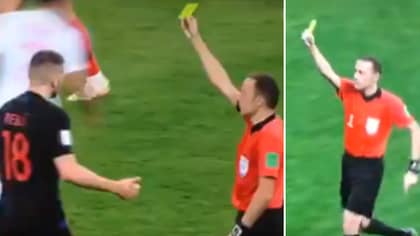 Some England Fans Think Ante Rebic Was Shown Two Yellow Cards