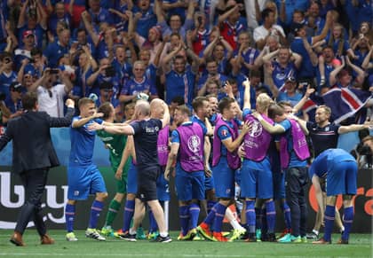 WATCH: Incredible Scenes As Iceland Celebrate England Win