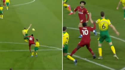 Fans Think VAR Missed A "Clear" Push By Sadio Mane In The Build-Up To Liverpool's Goal