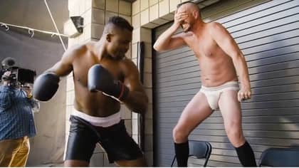 Francis Ngannou Punches Jackass Star In The Private Parts In New Movie