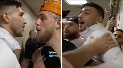 Tensions Boil Over As Jake Paul Is Confronted Backstage By Tommy Fury