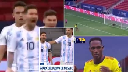 Lionel Messi Ruthlessly Taunts Yerry Mina After Missed Colombia Penalty vs Argentina In Copa America Semi-Final