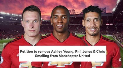 Manchester United Fans Start Petition To Remove Ashley Young, Phil Jones And Chris Smalling