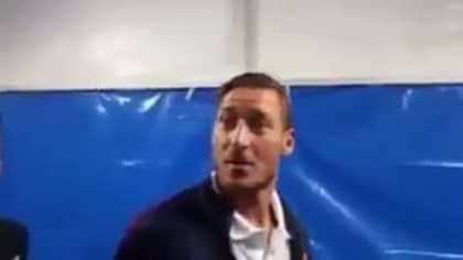 WATCH: Francesco Totti Has Absolutely No Time For One Journalist