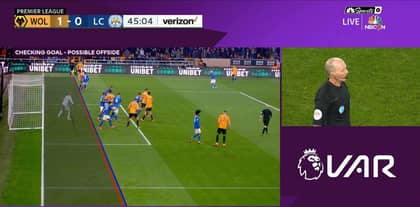 VAR Controversially Rules Out Wolves' Opening Goal Vs Leicester City