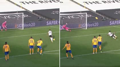 Ivan Cavaleiro Slips As He Misses Fulham Penalty Vs Everton
