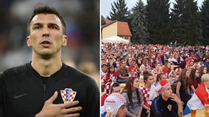 Mario Mandzukic Got The Beers In For Fans Watching Croatia-Russia Back Home