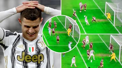Cristiano Ronaldo Misses HUGE Chance To Score Juventus Winner Against Torino From Five Yards Out