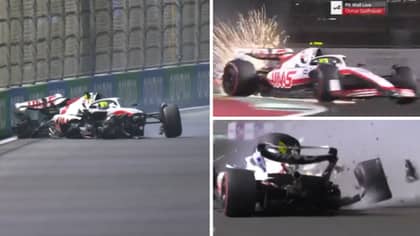 Mick Schumacher Suffers 170mph Crash In Qualifying For The Saudi Arabian Grand Prix