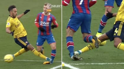 Pierre Emerick-Aubameyang Sent Off For 'Ankle Breaker' Against Crystal Palace
