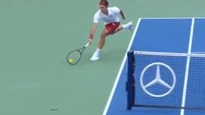 Roger Federer's Shot 'Around The Net Post' Is The Shot Of The Year